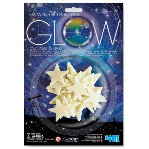 [4893156052100] 4M Glow In The Dark Stars (16PCS)