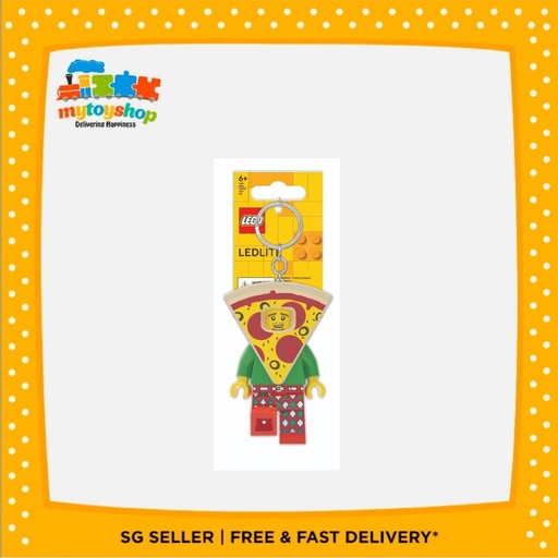 [4895028529239] LEGO Keychain Pizza Guy Keylight