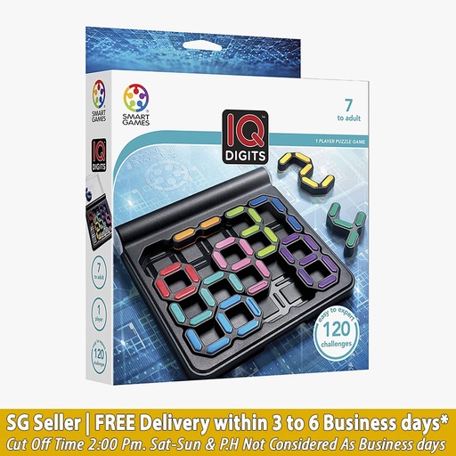 [5414301524045] Smart Games IQ Digits
