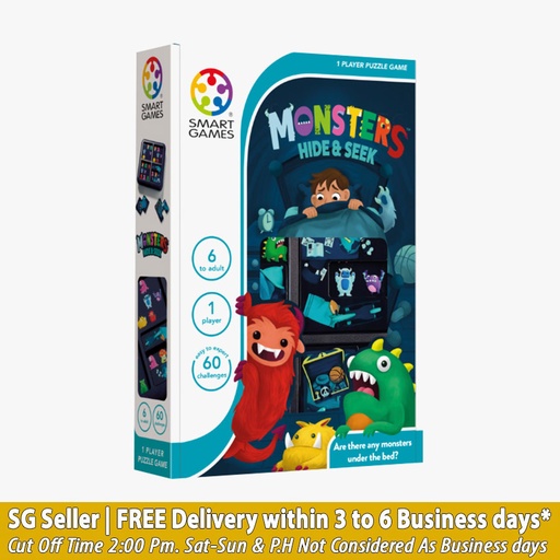 [5414301524076] Smart Games Monsters Hide n Seek