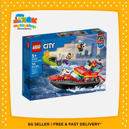 [5702017416335, 60373] LEGO 60373 City Fire Rescue Boat