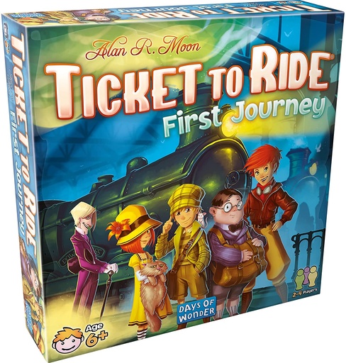 [824968201251] Ticket to Ride First Journey Board Game