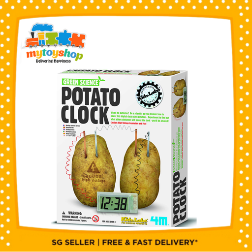 [4893156032751] 4M Green Science Potato Clock