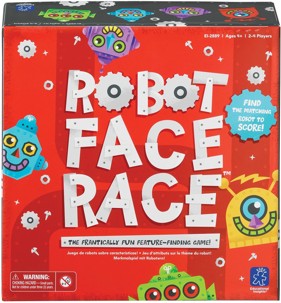 Educational Insights Robot Face Race Game
