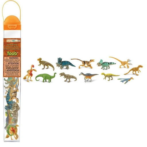 [095866681906] Safari Ltd Feathered Dinos Toobs