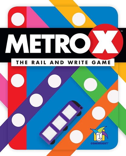 [759751001179] Gamewright METRO X The Rail and Write Game