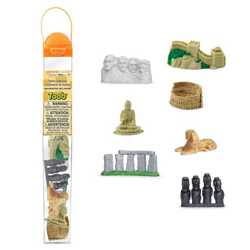 [095866678203] Safari Ltd World Landmarks Toobs