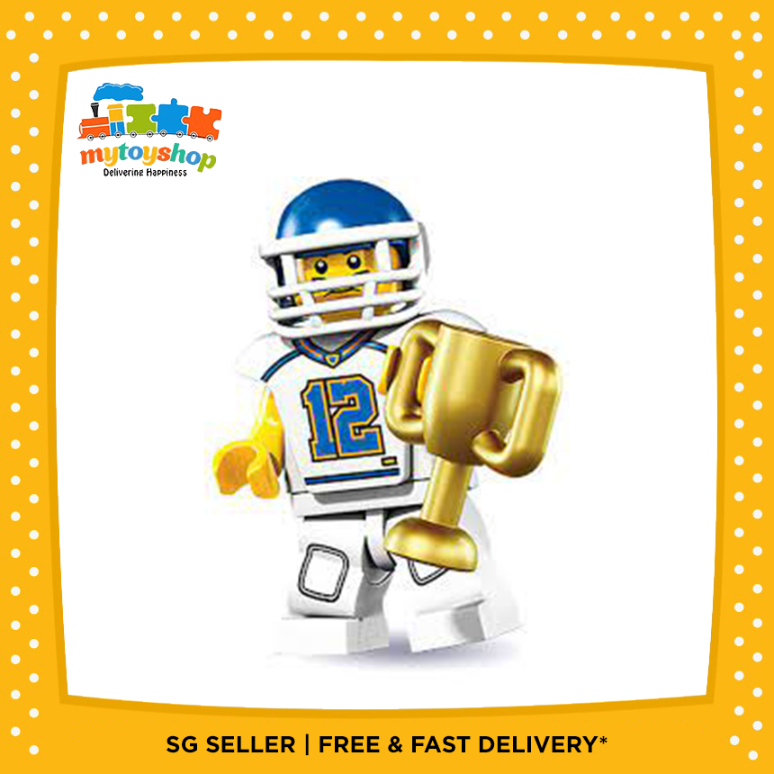 Lego 8833 American Football Player Minifigure