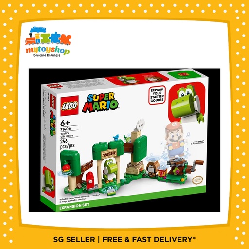 [5702017155265] LEGO 71406 Super Mario Yoshi’s Gift House Expansion Set