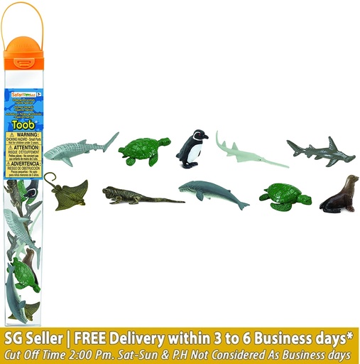 [095866002312] Safari Ltd Endangered Species Marine Toobs