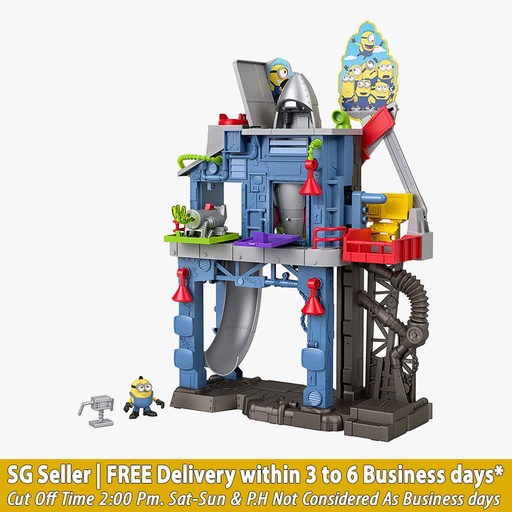 [887961859959] Imaginext Minions The Rise of Gru Gadget Lair Playset