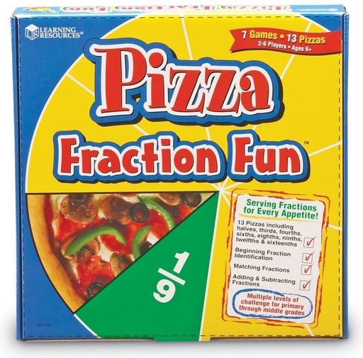 [765023050608] Learning Resources Pizza Fraction Fun