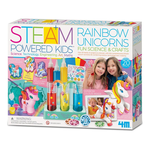 [4893156055415] 4M STEAM Rainbow Unicorns
