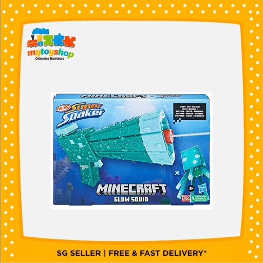 [5010994193492] NERF SOA Minecraft Glow Squid