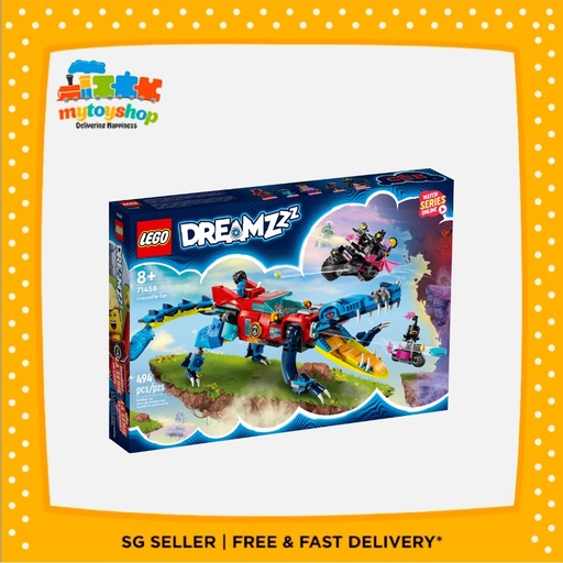 [5702017419381] LEGO 71458 Dreamzzz Crocodile Car