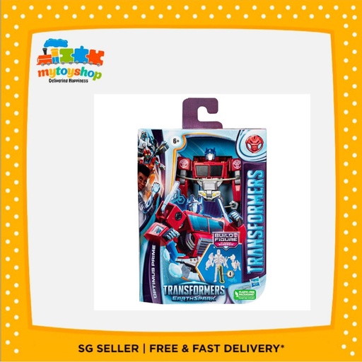[5010994190385] Transformers Toys EarthSpark Deluxe Class Optimus Prime Action Figure