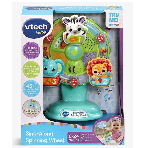 [3417761659632] Vtech Sing Along Spinning Wheel