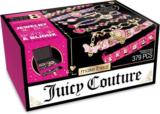 [695929044619] Make It Real Juicy Couture Glamour Box Jewelry Set