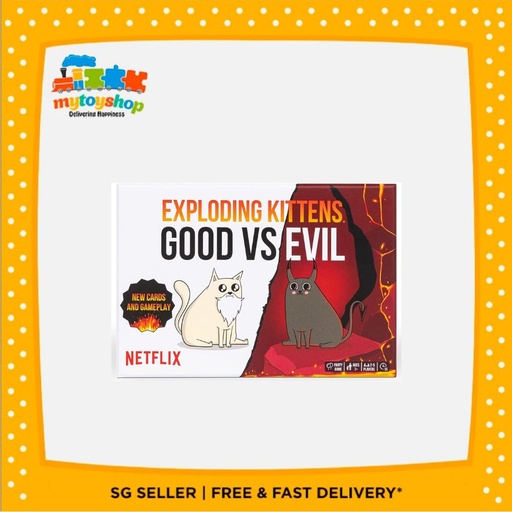 [810083044255] Exploding Kittens Good vs Evil Card Game