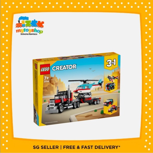 [5702017567402] LEGO 31146 Creator Flatbed Truck with Helicopter