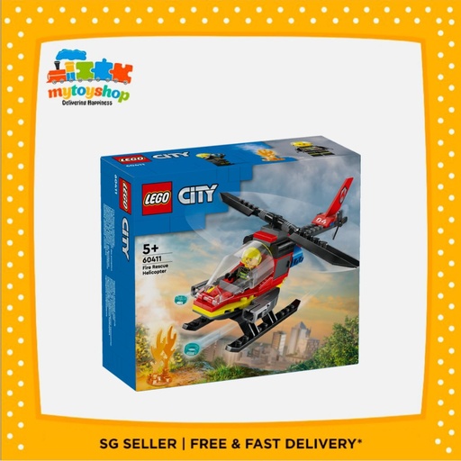 [5702017582931] LEGO 60411 City Fire Rescue Helicopter