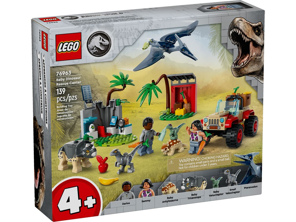 LEGO 76963 Jurassic World Baby Dinosaur Rescue Center