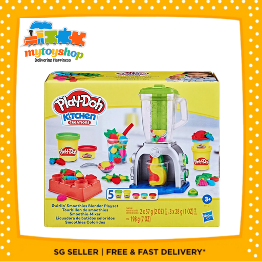 [5010996216557] PlayDoh Swirlin' Smoothie Blender Playset