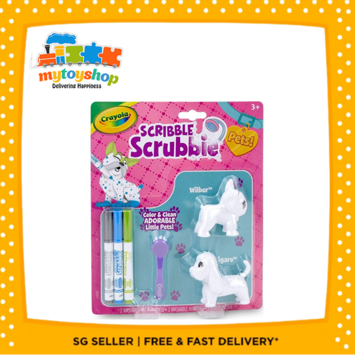 [071662072520] Crayola Scribble Scrubbie Pets Dog Pack Animal Toy Set