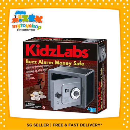 [4893156032898] 4M Kidzlabs Buzz Alarm Money Safe