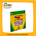 Crayola 50ct  Pre-Sharpened Colored Pencils