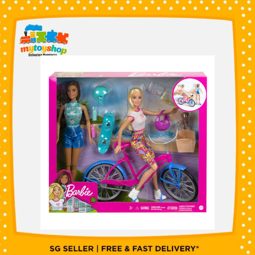 [194735098989] Barbie Country Outdoor Bicycle Playset