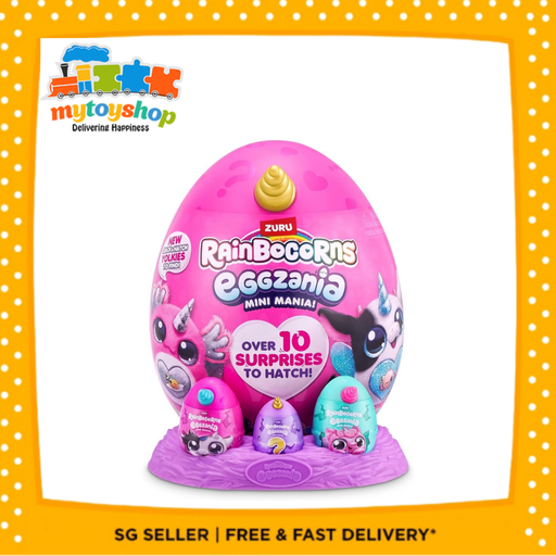 [193052057129] ZURU Rainbocorns Eggzania Mini Plush Series 1 - Random