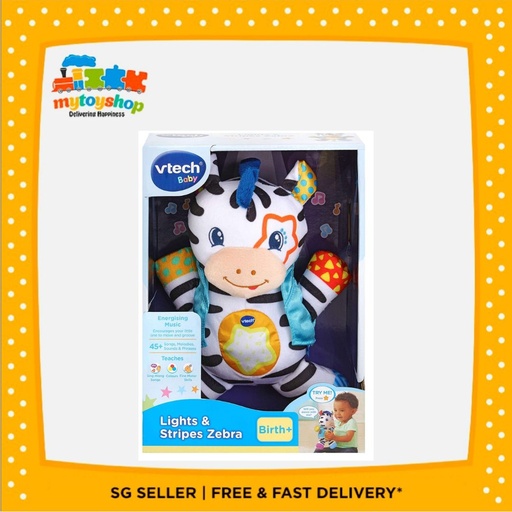 [3417765135033] VTech Lights and Stripes Zebra