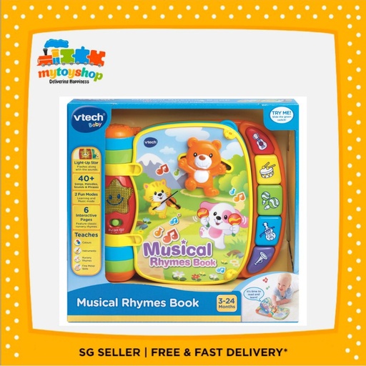 [3417761667033] VTech Musical Rhymes Book