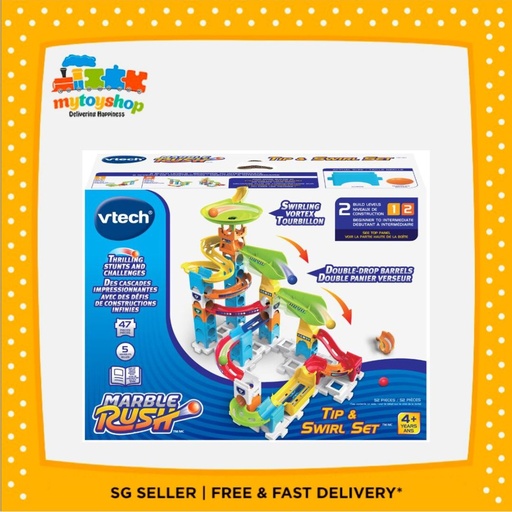 [3417765296000] VTech Marble Rush Tip and Swirl Set
