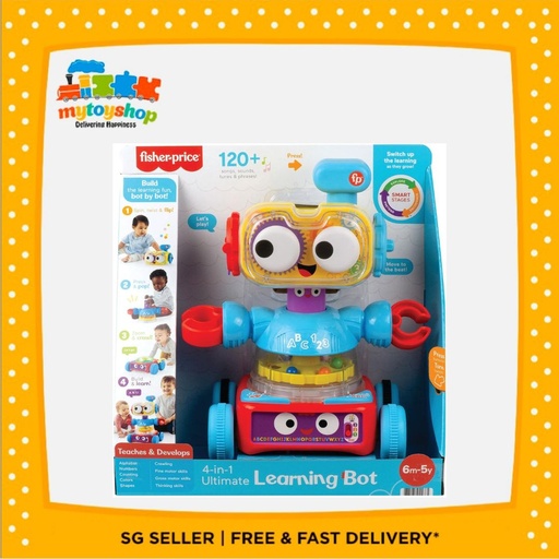 [887961915785] Fisher Price 4-in-1 Ultimate Learning Bot
