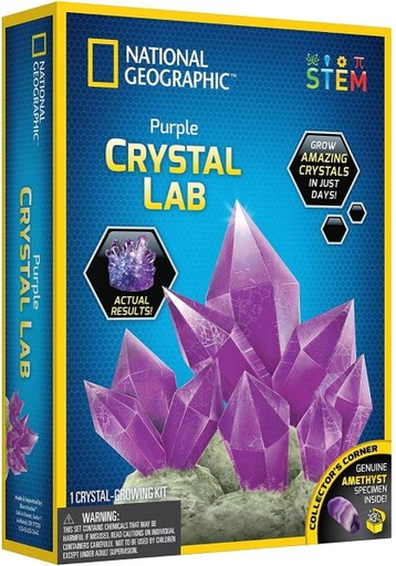 [816448029684] National Geographic Purple Crystal Lab Kit