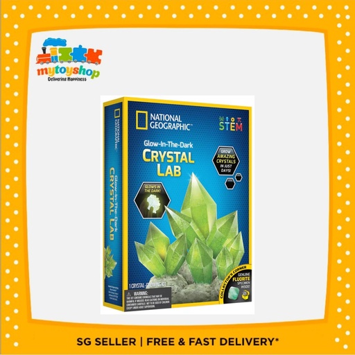 [816448029691] National Geographic Glow Green Crystal Lab Kit