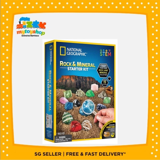 [816448029752] National Geographic Rock and Minerals Starter Kit