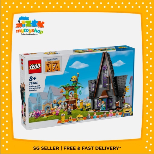 [5702017591490] LEGO 75583 Despicable Me Minions and Gru's Family Mansion