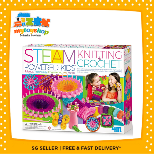 [4893156055392] 4M STEAM Knitting and Crochet