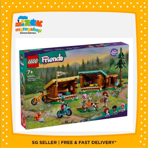 [5702017589428] LEGO 42624 Friends Adventure Camp Cozy Cabins