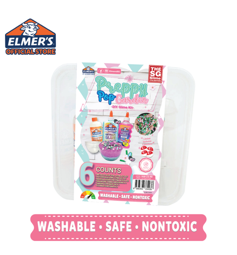 [8886363334936] Elmers Preppy Pop Garden DIY Slime Kit