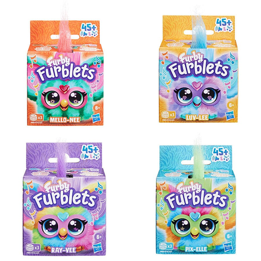 [5010996209443,5010996281548,5010996273888,5010996281494] Furby Furblets Asst