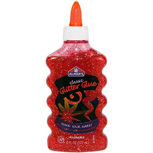 [4895151549869] Elmers Glitter Glue Red 6OZ
