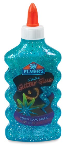 [4895151531772] Elmers Glitter Glue Blue 6OZ