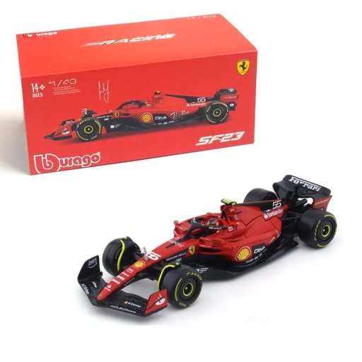 [4893993368358] Burago 1/43 Ferrari SF-23 2023 #55  Carlos Sainz
