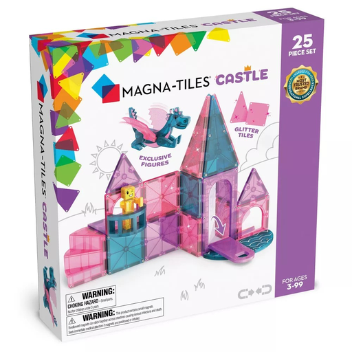 [850025176323] Magna Tiles Castle 25 Piece Set