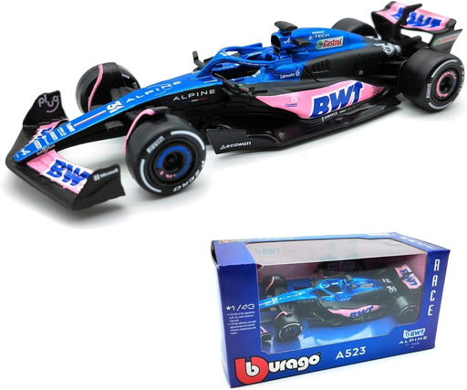 [04893993380725] Bburago 1:43 BWT Alpine A523 F1 2023 #31 Esteban Ocon