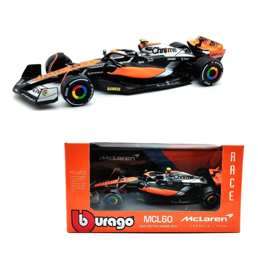 [4893993380879] Bburago 1:43 Mclaren 2023 MCL60 F1 #4 Lando Norris